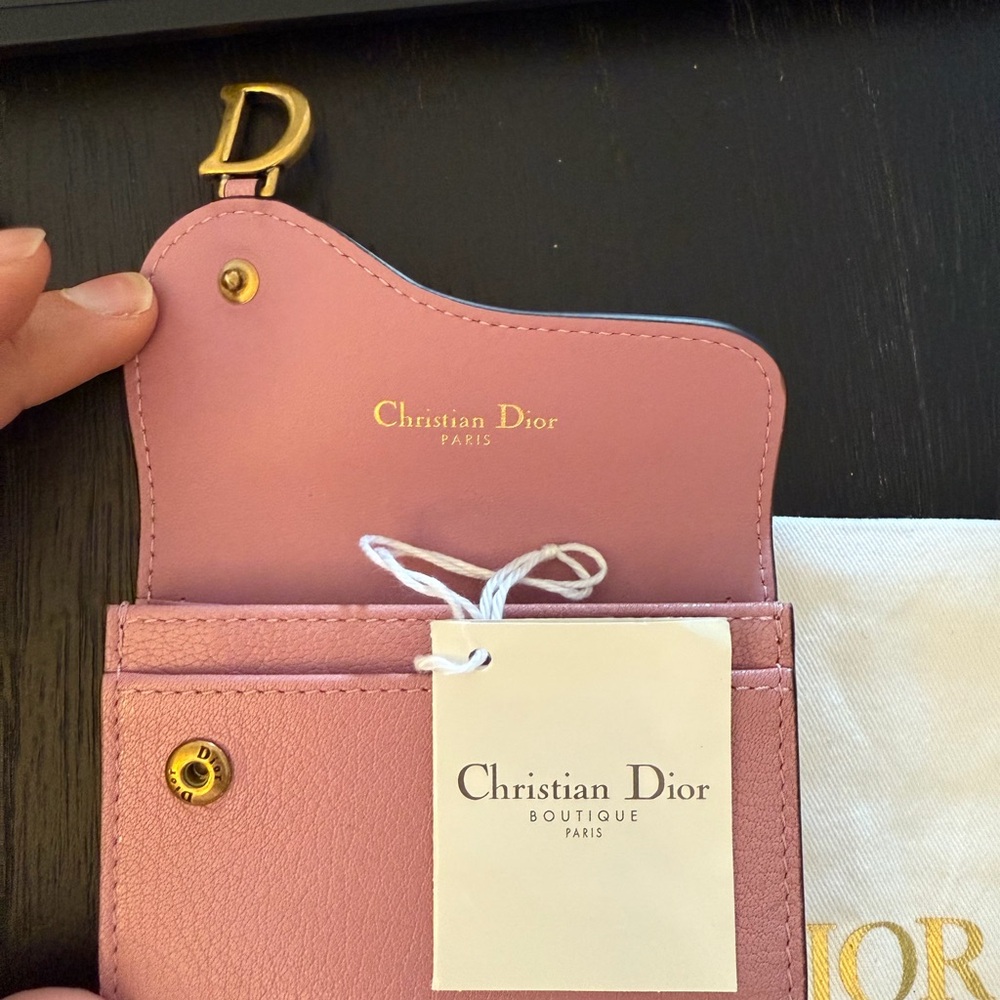 NWT Dior Saddle Wallet/Card Holder - Picture 3 of 5